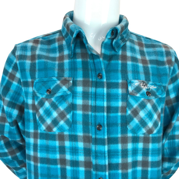 Pilote & Filles SOFT FLEECE Turquoise Shirt 2XL - Picture 4 of 6